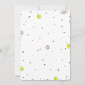 All Star Sport verjaardagsuitnodigingen Kaart (Achterkant)