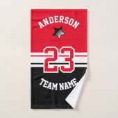 All Star Sport - Zwart, Wit en DIY Kleur Handdoek (Handdoek)