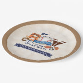 All Star Sports Boy Baby shower Papieren Bordje (Gekanteld)