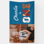 All-Star Sports First Birthday Photo Banner (Verticaal)