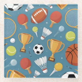 All-Star Sports Medley Party Glazen Onderzetter