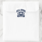 All Star Student – Multi-Talent Campus Pride Vierkante Sticker (Tas)