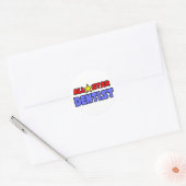All Star Tandarts Ronde Sticker (Envelop)