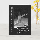 All-Star Team gefeliciteerd Kaart (Gele Bloem)