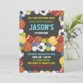 All-Star Team Party Thema Kaart (Staand voorkant)