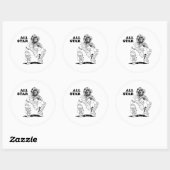All Star Vangst Ronde Sticker (Vel)
