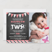 All-star Voetbal 2e Verjaardag Foto Kaart (Voorkant)