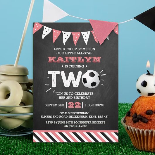 All-star Voetbal 2e Verjaardag Kaart