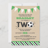 All-star Voetbal 2e Verjaardag Kaart (Voorkant)