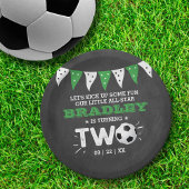 All-star Voetbal 2e Verjaardag Papieren Bordje