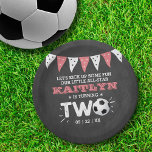 All-star Voetbal 2e Verjaardag Papieren Bordje<br><div class="desc">Vier in stijl met deze trendy 2e verjaardagsfeestje papieren borden. Het ontwerp is gemakkelijk te personaliseren met uw eigen formulering en uw familie en vrienden zullen blij zijn wanneer ze deze fantastische partij borden zien. Overeenkomende objecten vindt u in de collectie.</div>
