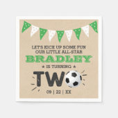 All-star Voetbal 2e Verjaardag Servet (Voorkant)