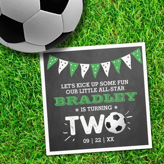 All-star Voetbal 2e Verjaardag Servet