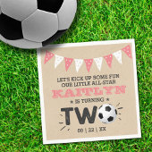 All-star Voetbal 2e Verjaardag Servet