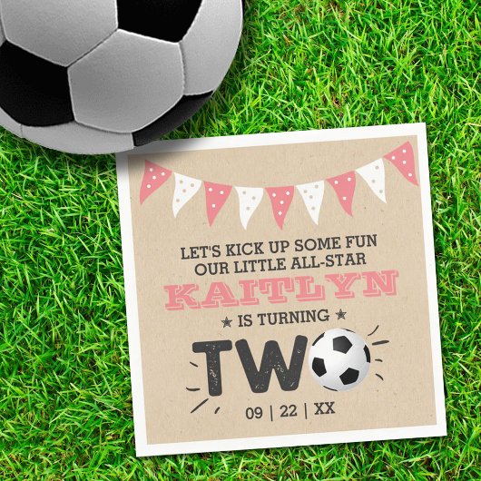 All-star Voetbal 2e Verjaardag Servet