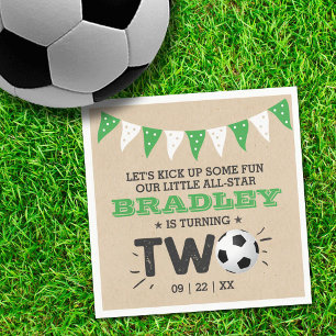 All-star Voetbal 2e Verjaardag Servet