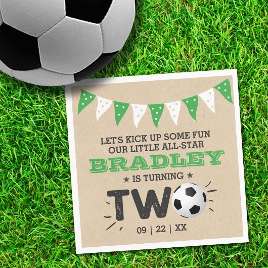 All-star Voetbal 2e Verjaardag Servet