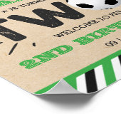 All-star Voetbal 2e Verjaardag Welkom Poster (Hoek)