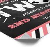 All-star Voetbal 2e Verjaardag Welkom Poster (Hoek)