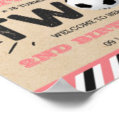 All-star Voetbal 2e Verjaardag Welkom Poster (Hoek)