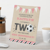 All-star Voetbal 2e Verjaardag Welkom Reclamebord Met Voetstuk (Insitu)