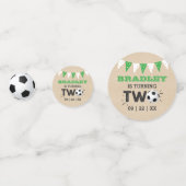 All-star Voetbal 2e Verjaardagsfeestfoto Confetti (Voorkanten)