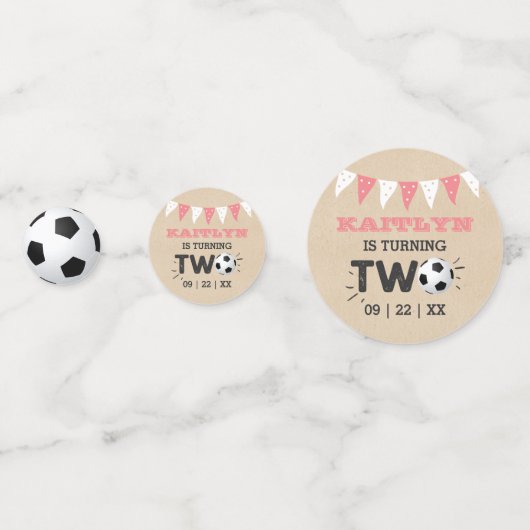 All-star Voetbal 2e Verjaardagsfeestfoto Confetti (Voorkanten)