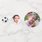 All-star Voetbal 2e Verjaardagsfeestfoto Confetti (Achterkanten)