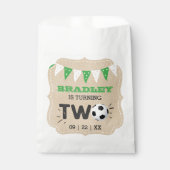 All-star Voetbal 2e verjaardagsfeestje Bedankzakje (Voorkant)