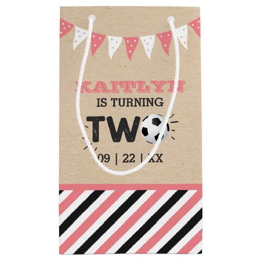 All-star Voetbal 2e verjaardagsfeestje Klein Cadeauzakje (Achterkant)