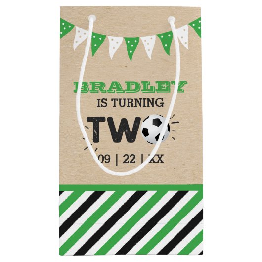 All-star Voetbal 2e verjaardagsfeestje Klein Cadeauzakje (Achterkant)