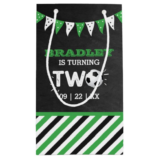 All-star Voetbal 2e verjaardagsfeestje Klein Cadeauzakje (Achterkant)