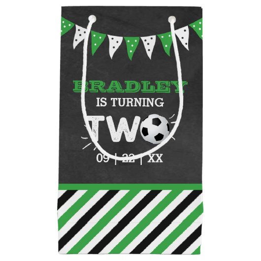 All-star Voetbal 2e verjaardagsfeestje Klein Cadeauzakje (Voorkant)