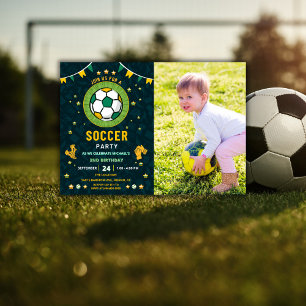 All Star Voetbal Kids Verjaardagsfeestje Kaart