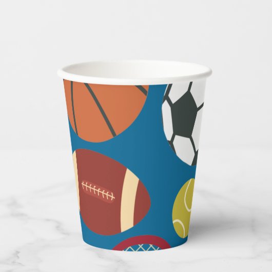 All-Star zondagse papierbekertjes Papieren Bekers (Voorkant)