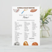 All Stars Sports Baby shower - bewerkbare naam, 5x Kaart (Staand voorkant)