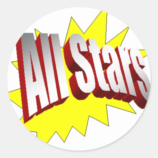 All Stars Sticker (Voorkant)