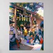 All Team Jujutsu Kaisen Poster (Voorkant)