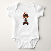 All-Terrain Christmas Elf Baby Bodysuit (Voorkant)