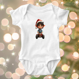 All-Terrain Christmas Elf Baby Bodysuit