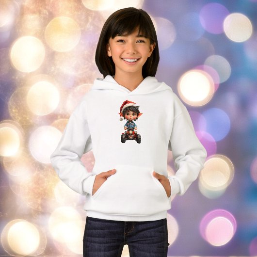 All-Terrain Christmas Elf Girl's Hoodie