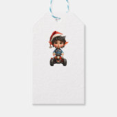 All-Terrain Christmas Elf Witte Gift Labels Cadeaulabel (Voorkant)