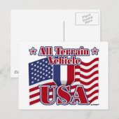 All Terrain Vehicle USA Briefkaart (Voorkant / Achterkant)