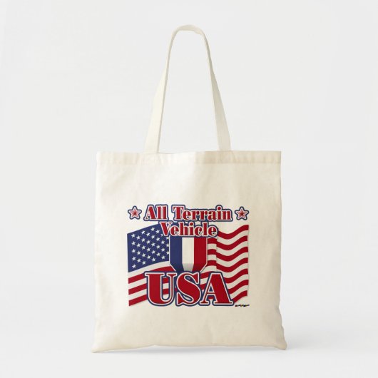 All Terrain Vehicle USA Tote Bag (Voorkant)