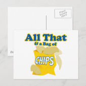 All That en een Zak Chips Briefkaart (Voorkant / Achterkant)