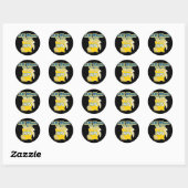 All That en een Zak Chips Ronde Sticker (Vel)