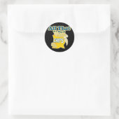 All That en een Zak Chips Ronde Sticker (Tas)