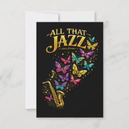 All That Jazz Bedankkaart