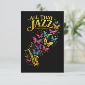 All That Jazz Bedankkaart (Staand voorkant)