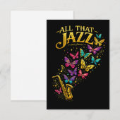 All That Jazz Bedankkaart (Voorkant / Achterkant)